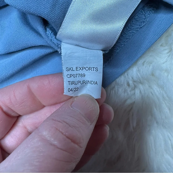 Tommy Bahama Long Sleeved Raglan Shirt Blue Size 6 - Picture 8 of 16